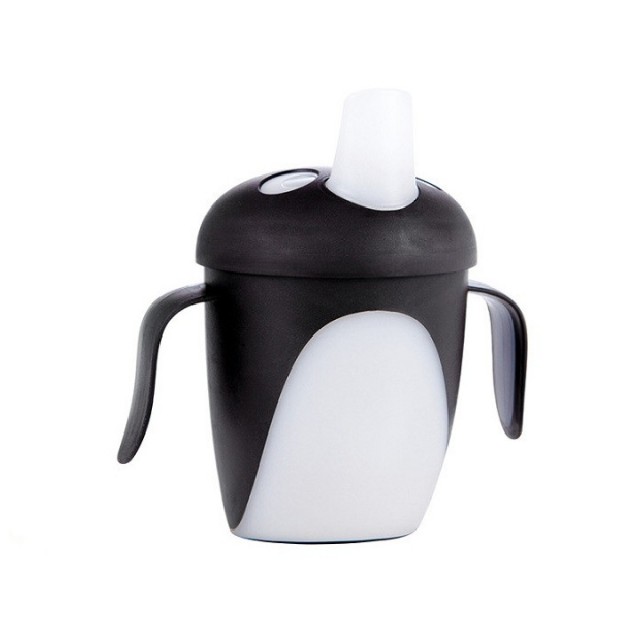 CANPOL BABY CUP PENGUIN - BLACK 240ML